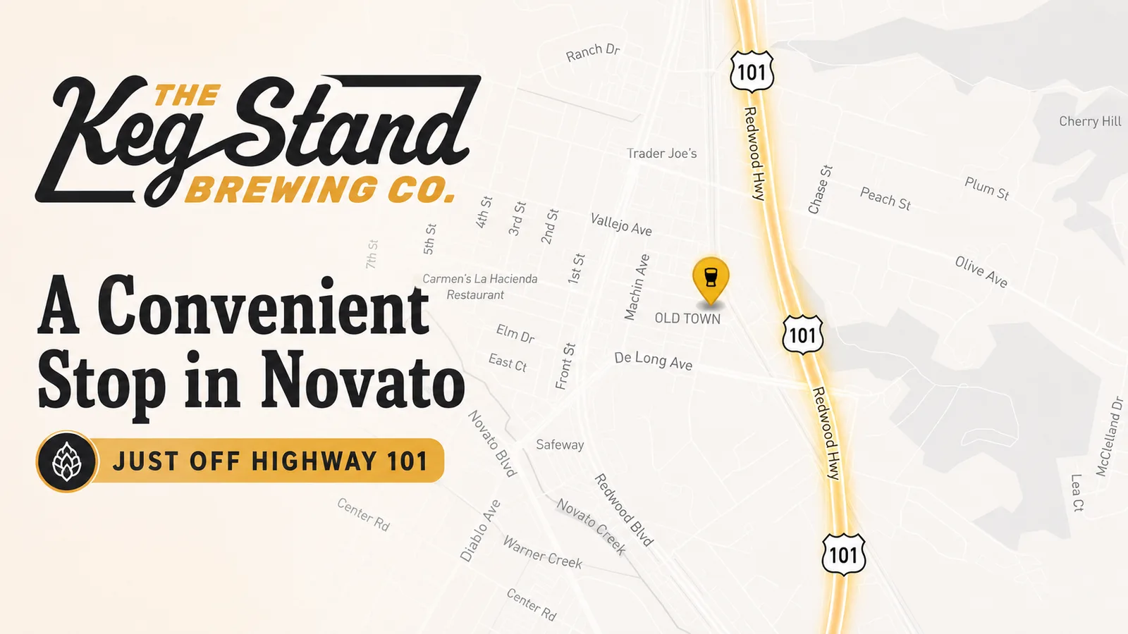 Just Minutes Off Highway 101: Your Craft Beer Stop in Novato