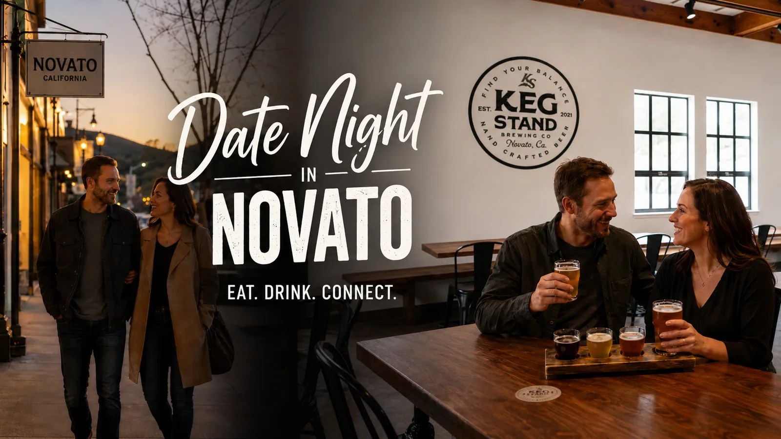 Date Night in Novato & the North Bay: Where Beer Meets Dinner, Views, and Good Company