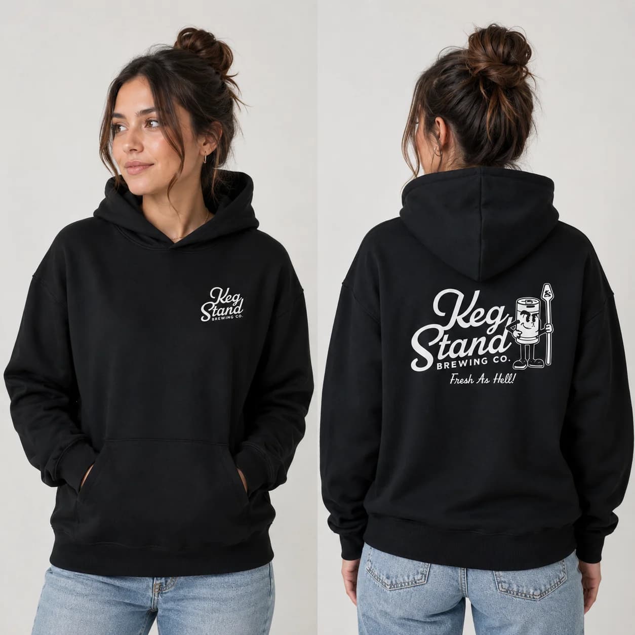 Fresh As Hell Hoodie — The Keg Stand merch