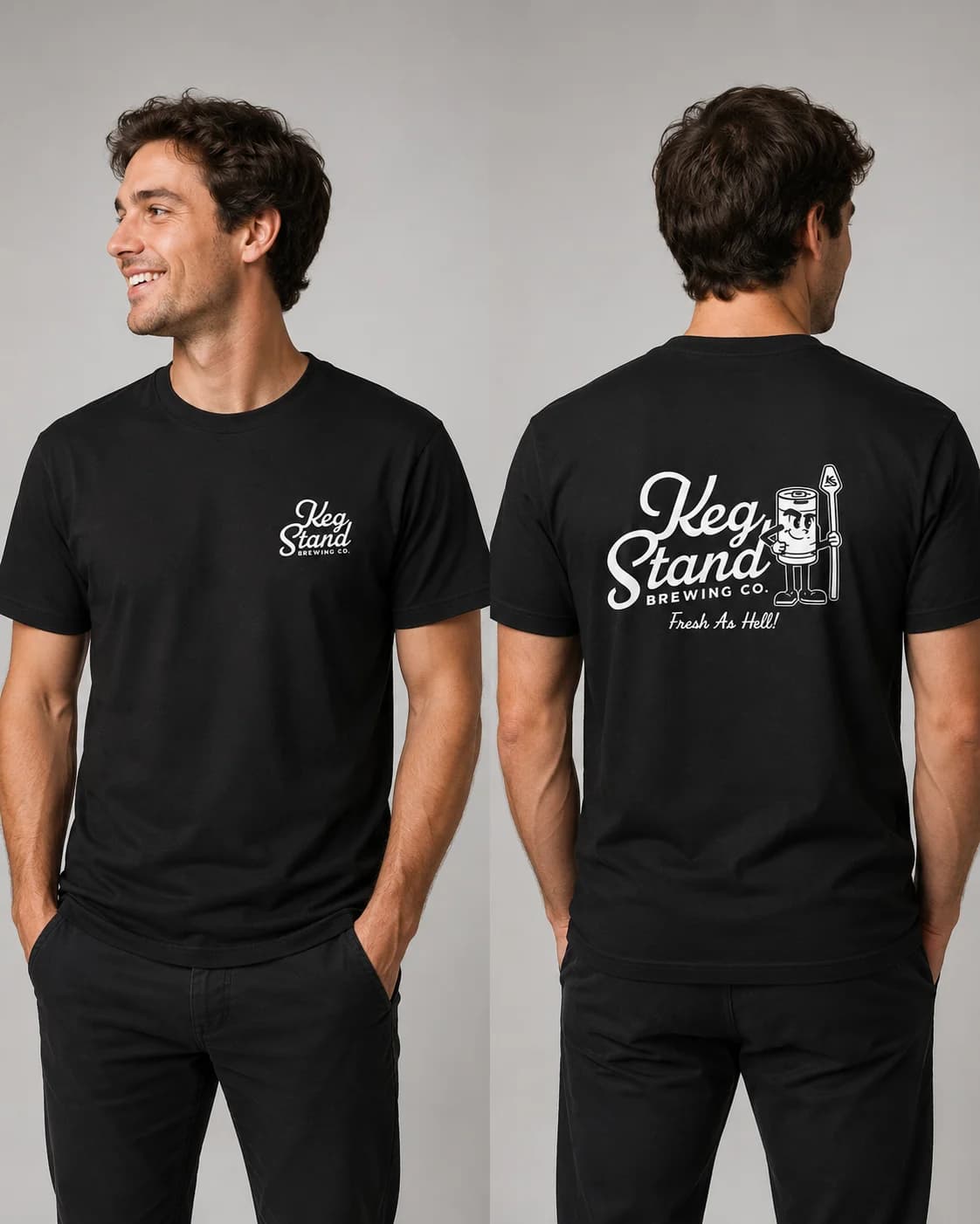 Fresh As Hell Tee — The Keg Stand merch