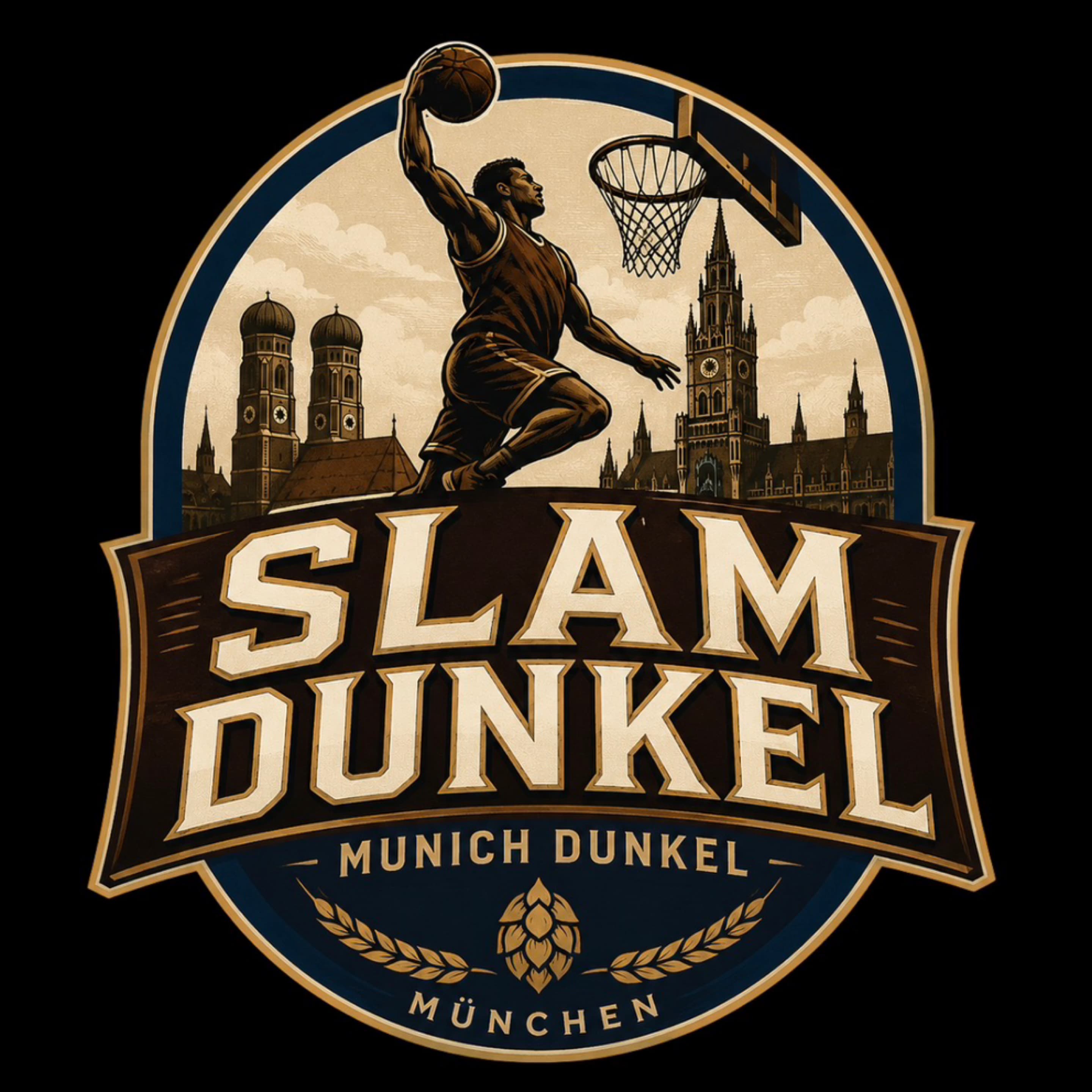 Glass of Slam Dunkel, a beer from The Keg Stand Brewing Co.
