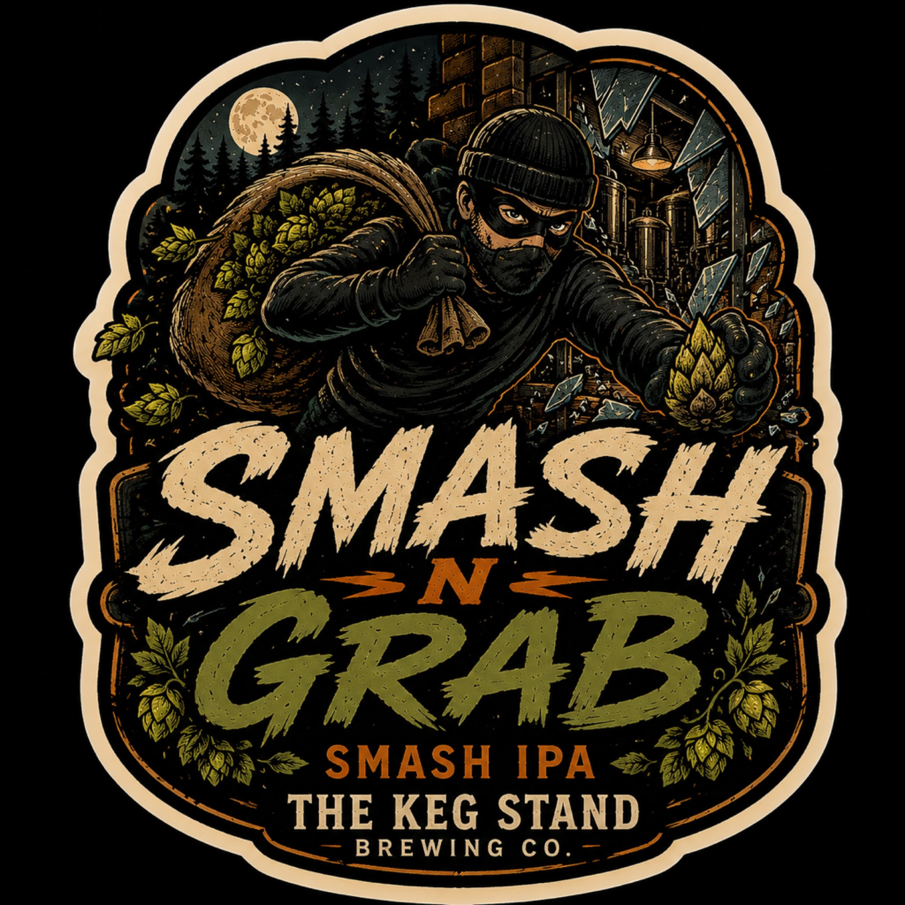 Glass of Smash N Grab, a beer from The Keg Stand Brewing Co.