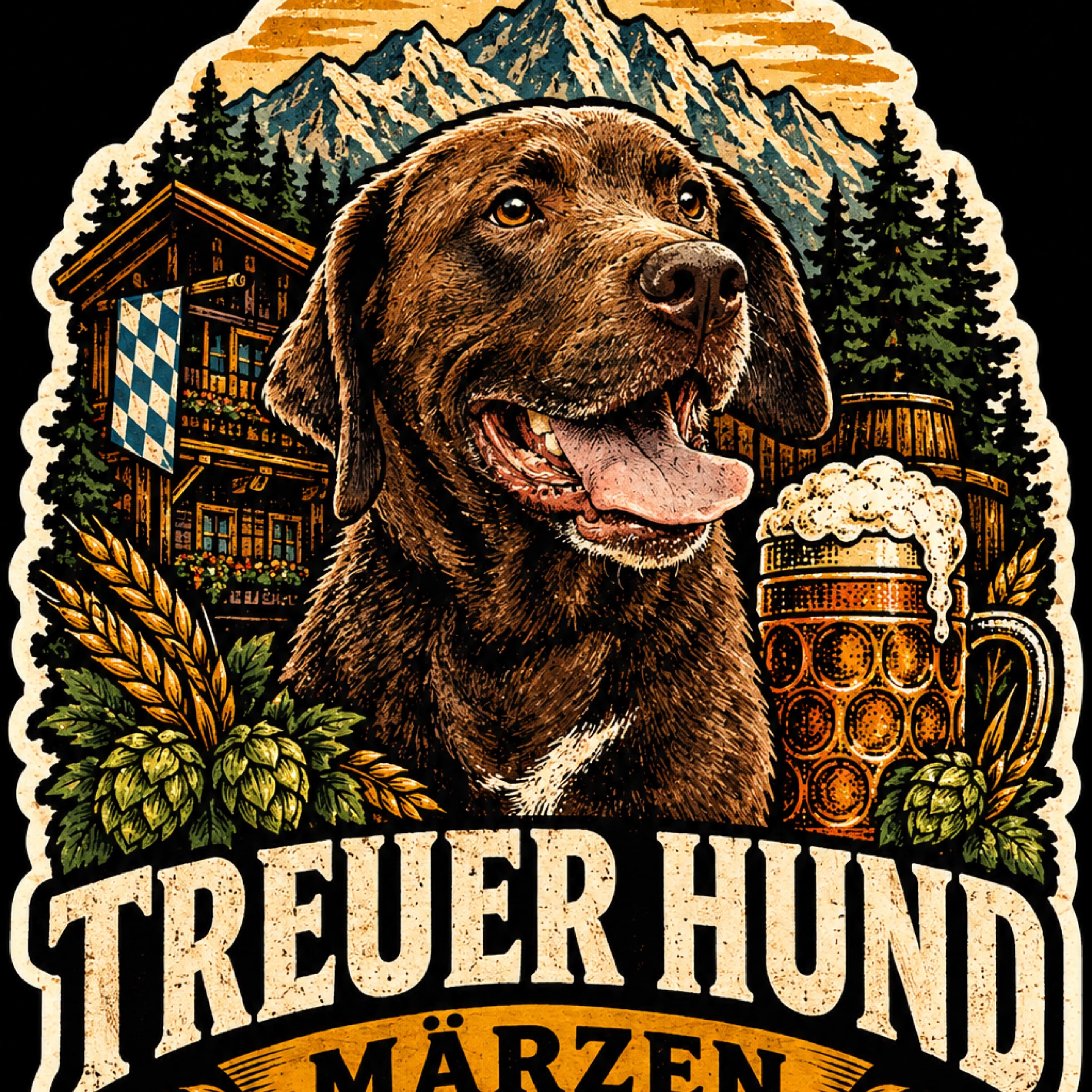 Glass of Treuer Hund, a beer from The Keg Stand Brewing Co.
