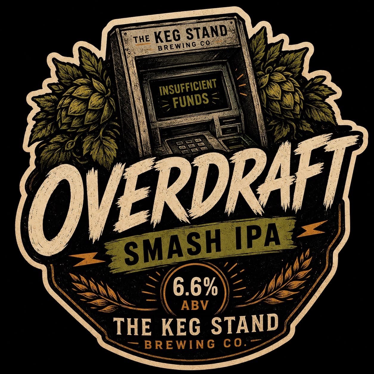 Glass of Overdraft, a beer from The Keg Stand Brewing Co.