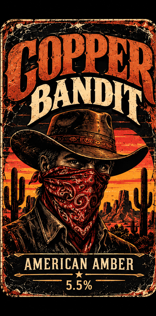 Glass of Copper Bandit, a American Amber Ale from The Keg Stand Brewing Co.