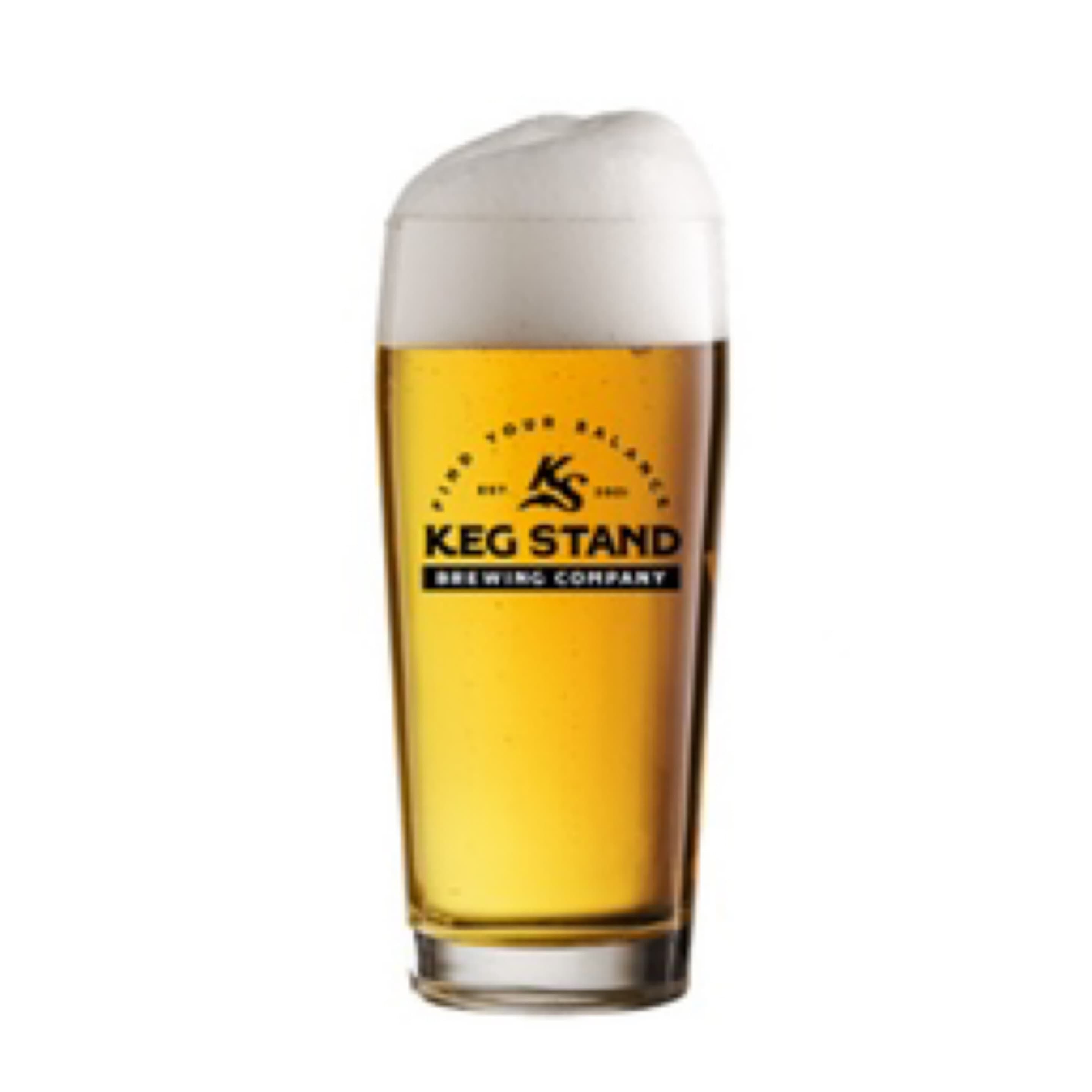 Glass of FOUNDERS / MEMBERSHIP PINT, a beer from The Keg Stand Brewing Co.